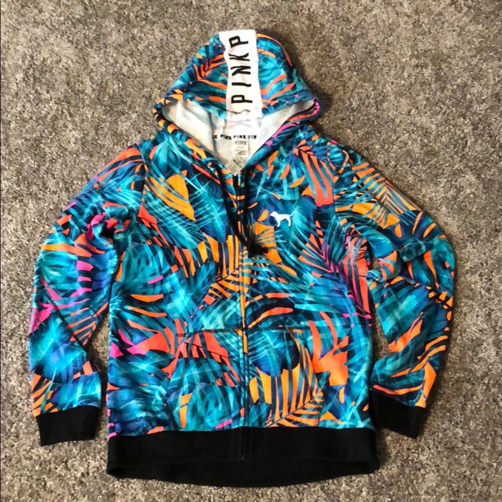 Brand w/ tag. Bright colored palm PINK sweatshirt.